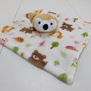 Regent Baby Le Bebe Favorite Brown Fox Lovey Security Blanket Baby Plush Toy